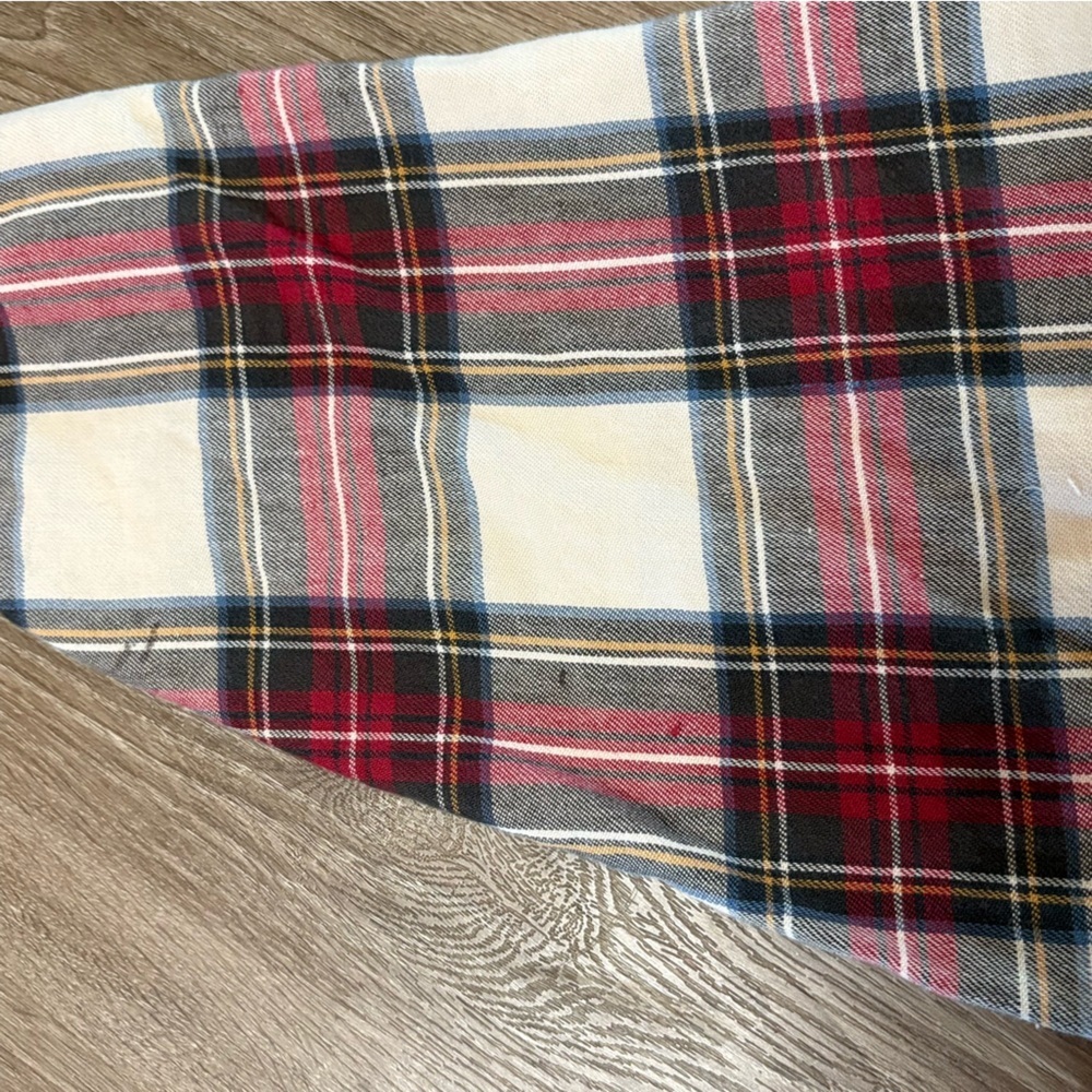 Vintage L.L.Bean Plaid Flannel Shirt Made in USA Size 12 - Picture 8 of 9